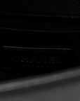 Caviar Quilted Medium Boy Flap Black