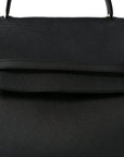 Grained Calfskin Mini Belt Bag Black
