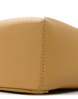 Calfskin Mini Woven Puzzle Bag Sahara