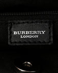 House Check Studded Tote Black