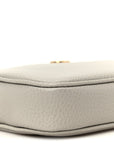 Dollar Calfskin Super Mini GG Marmont Chain Shoulder Bag Deep Grey