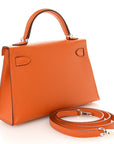 Epsom Mini Kelly Sellier 20 Orange