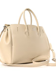 Smooth Calfskin Small Bel Air Carry All Bag Soya