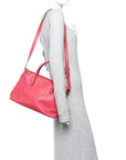 Goatskin Madras Top Handle Bag Fragola