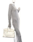 Togo Birkin 35 White