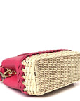 Rattan Taurillon Capucines Mini Magenta