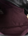Nappa Medusa Chain Shoulder Bag Black