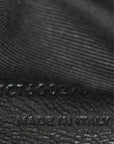 Sheepskin Matelasse Chevron Monogram Medium College Bag Granite