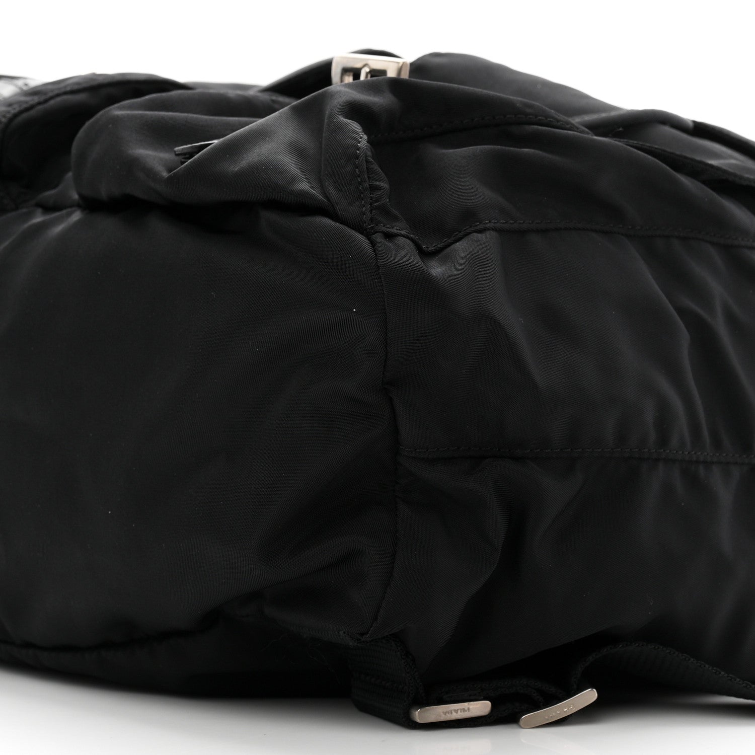 Tessuto Nylon Vela Medium Backpack Black