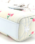 Denim Cannage Embroidered Doves & Roses D1ORamour Mini Lady D-Joy Blue Multicolor