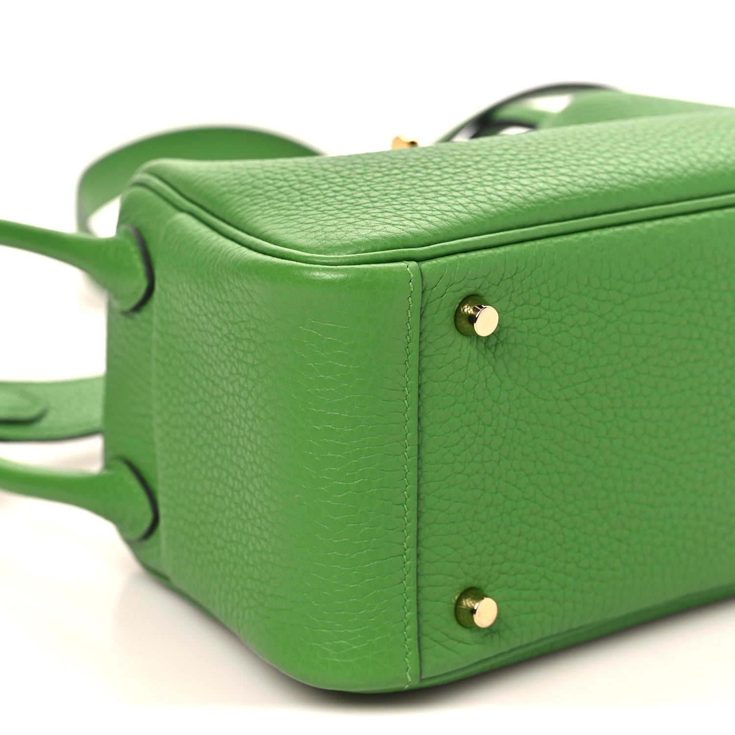 Taurillon Clemence Mini Lindy 20 Vert Yucca