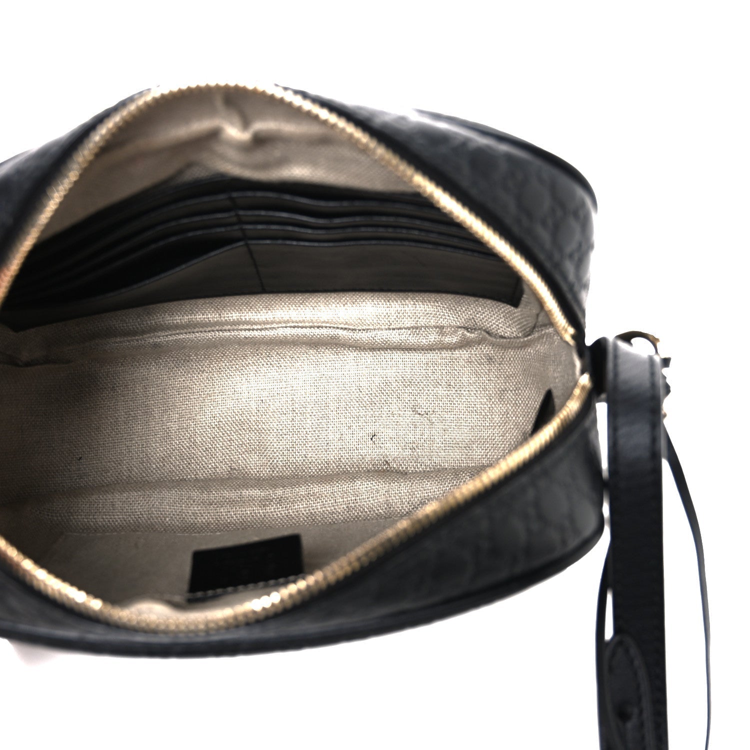 MicroGCCIssima Mini Bree Messenger Bag Black
