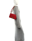 Lambskin Quilted Medium Boy Flap Red