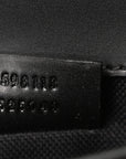 GG Supreme Monogram Web Slim Belt Bag Black Grey