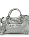 Metallic Agneau Giant 12 Silver Hardware City Gris Aluminum
