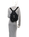 Tessuto Nylon Vela Small Backpack Black