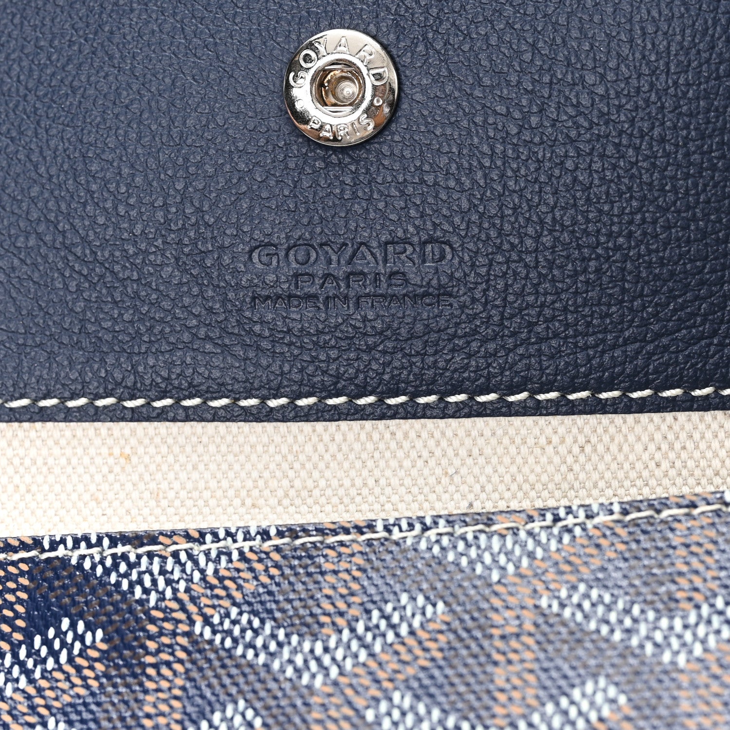 Goyardine Saint Louis PM Navy