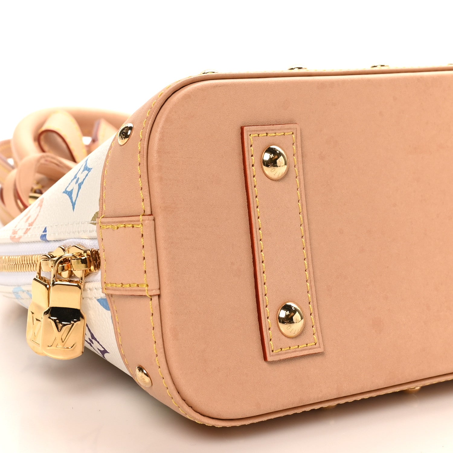 LV x TM Monogram Multicolor Alma BB White