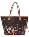 LV X TM Monogram Flowers Neverfull MM