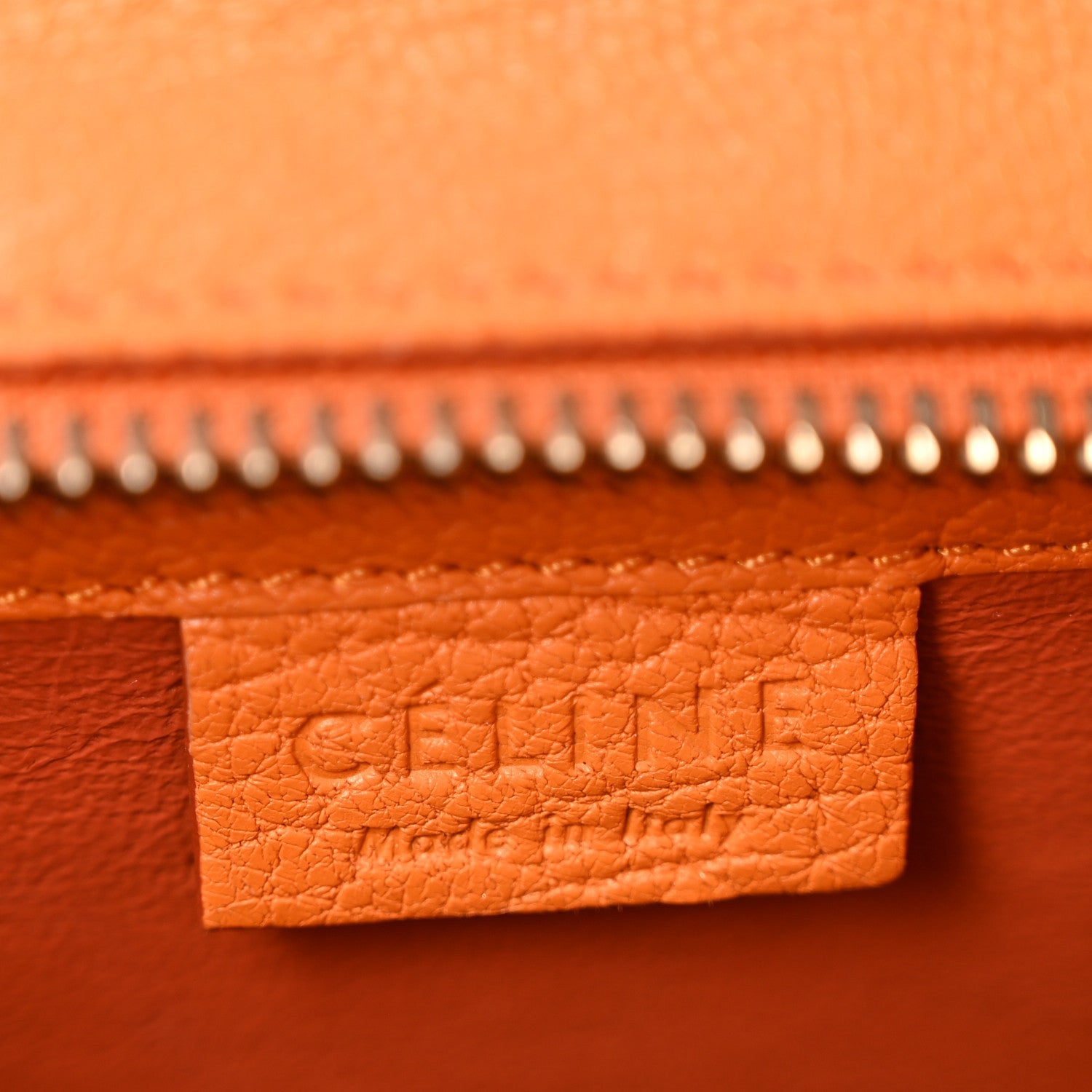 Goatskin Nano Luggage Orange