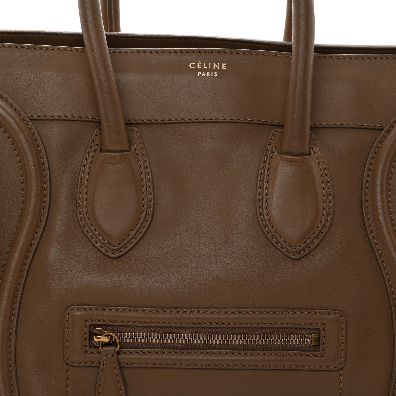 Smooth Calfskin Mini Luggage Camel