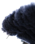Shearling Cannage Medium Book Tote Deep Blue Natural
