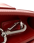 Glazed Calfskin Le Grand Bambino Red