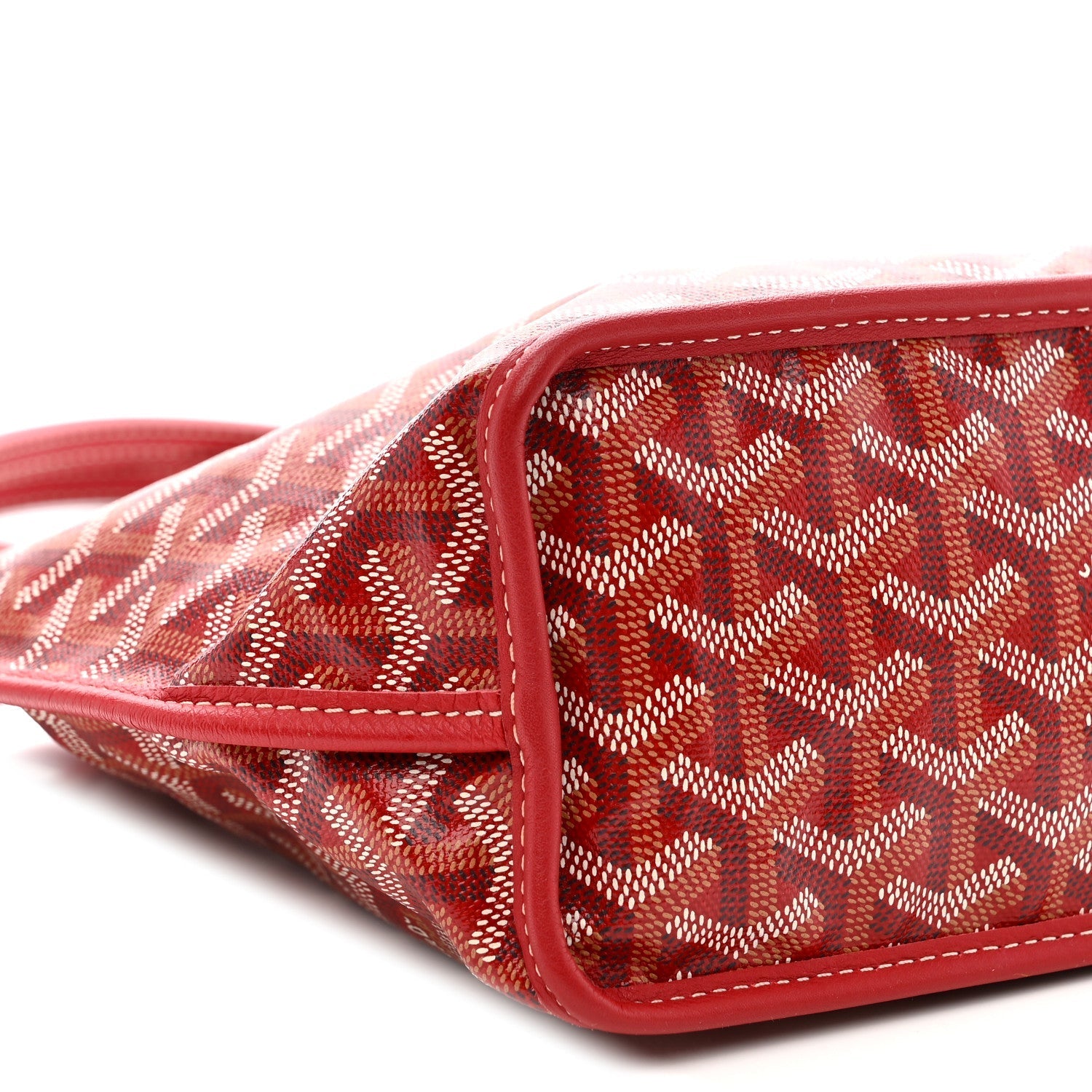 Goyardine Reversible Mini Anjou Red