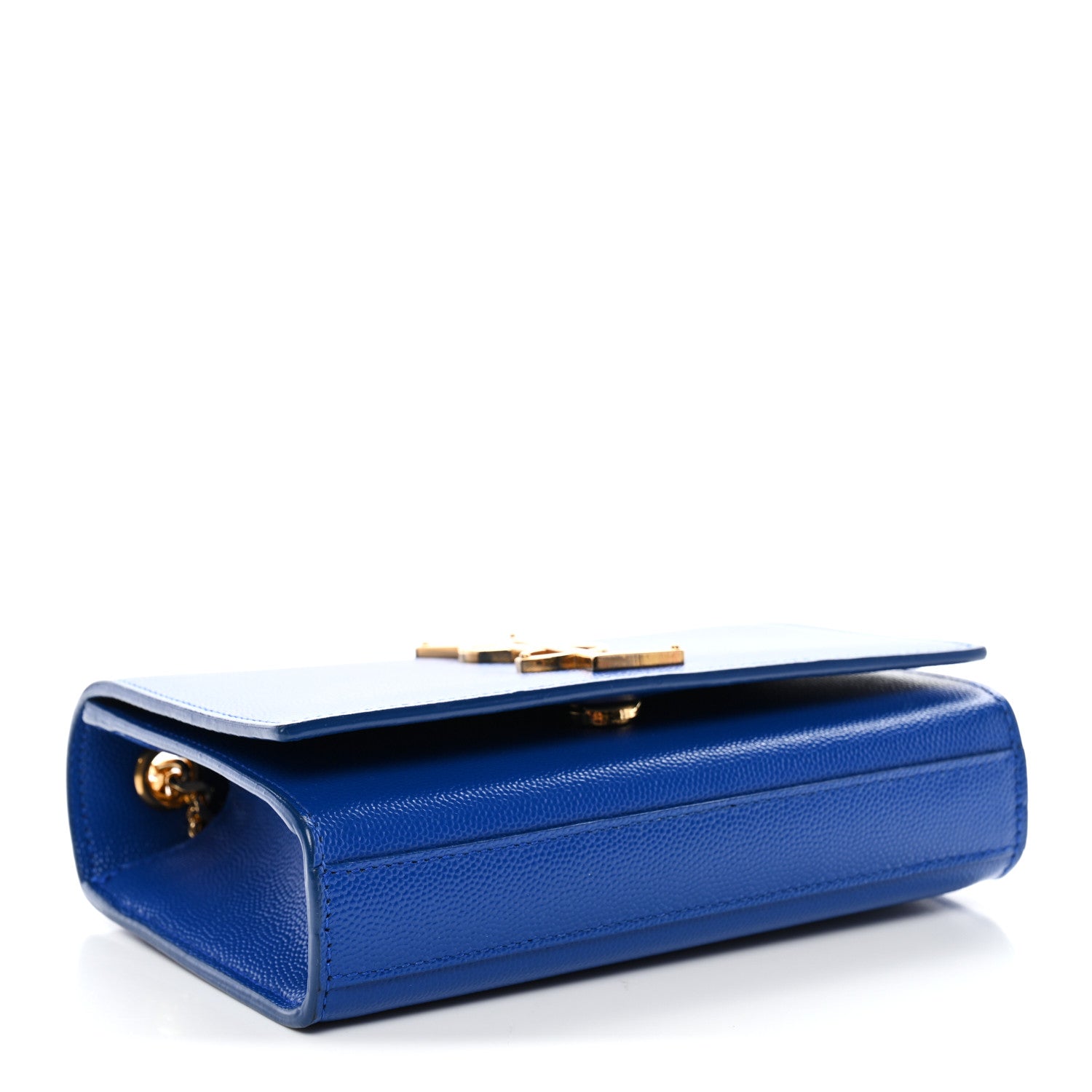 Grain De Poudre Small Classic Monogram Kate Satchel Royal Blue