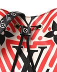 Monogram Giant Crafty NeoNoe MM Creme Rouge Black