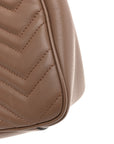 Calfskin Matelasse Medium GG Marmont Shoulder Bag Porcelain Rose