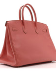 Epsom Birkin 35 Flamingo