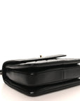 Lambskin Quilted Small Trendy CC Dual Handle Flap Bag Black
