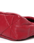 Lambskin Quilted Large CHNL 19 Flap Red
