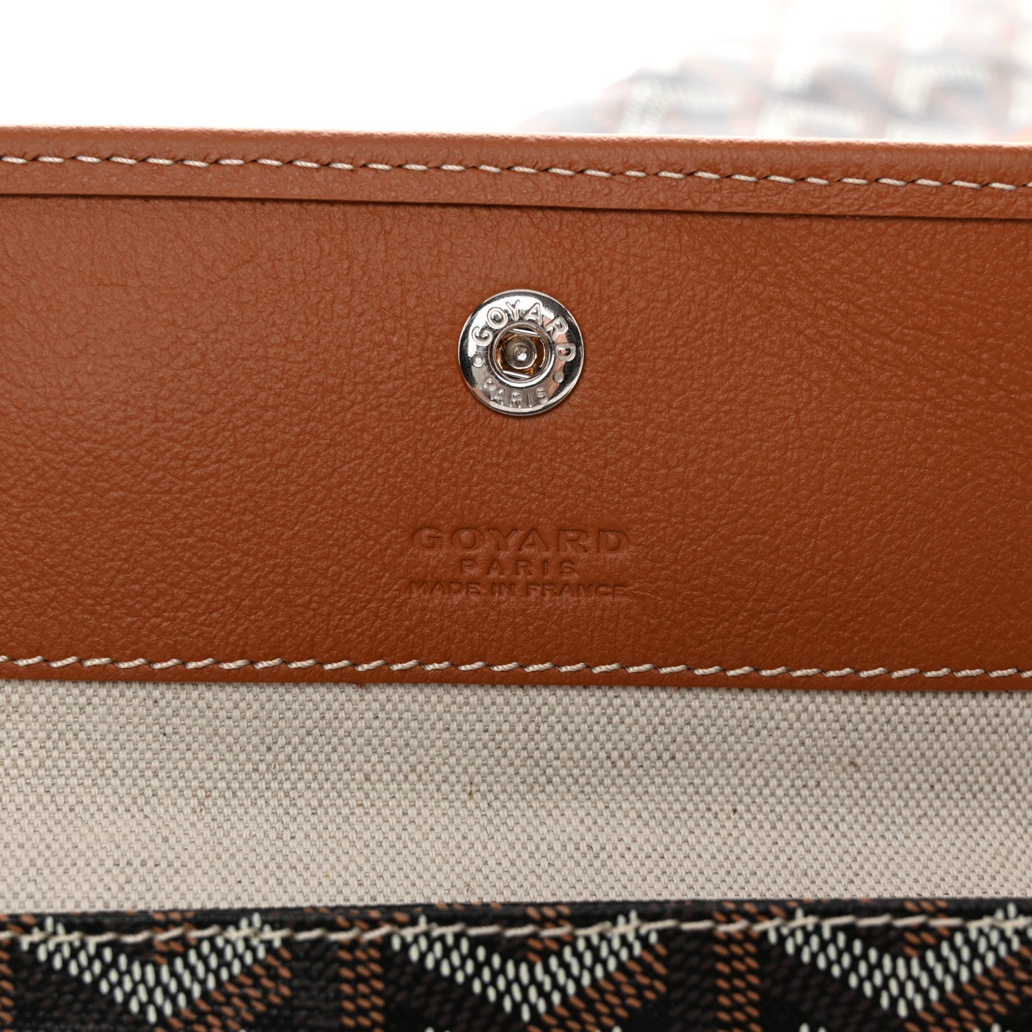 Goyardine Boheme Hobo Black Gold