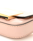 Nappa Matisse FF Embossed Nano Baguette Charm Rosa Quarzo