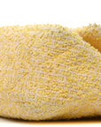 Tweed Quilted Medium CHNL 19 Flap Yellow Pink