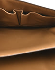 Box Calfskin Medium Classic Box Flap Bag  Camel