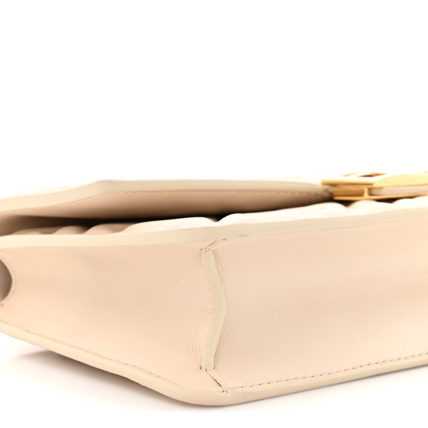 Nappa Matisse FF Embossed Wallet On Chain Baguette Camelia