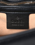 Calfskin Matelasse Small GG Marmont Shoulder Bag Black