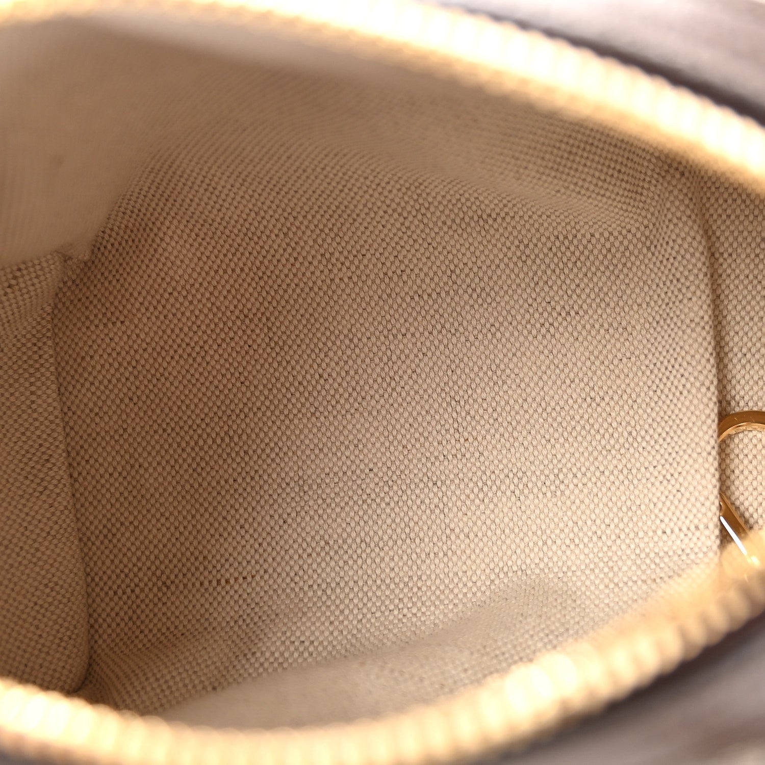 GG Supreme Monogram Textured Dollar Calfskin Web Super Mini Ophidia Top Handle Bowler Bag Beige Ebony New Acero