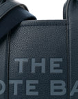 Grained Calfskin Small The Tote Bag Blue Sea