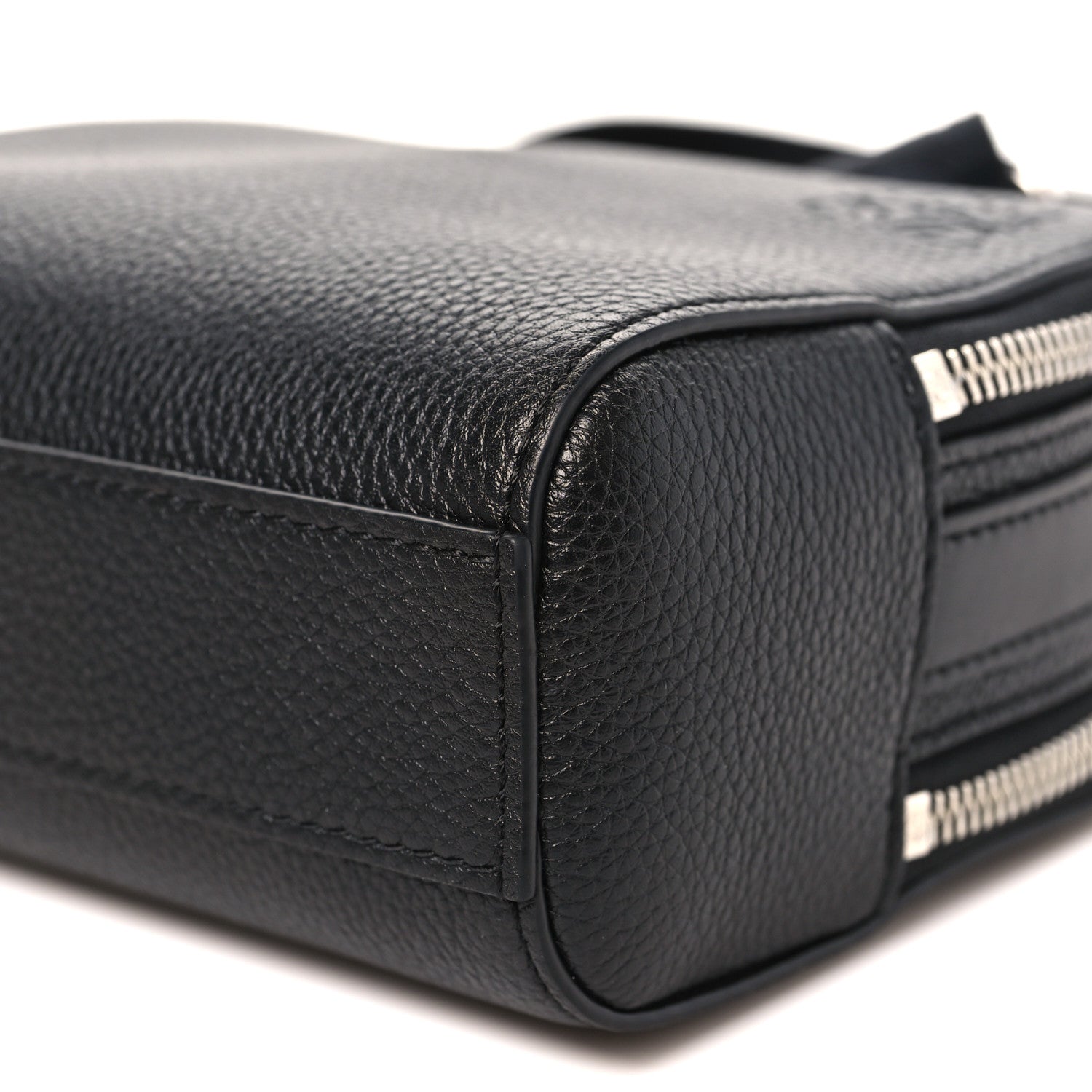 Soft Grained Calfskin Mini Camera Bag Black