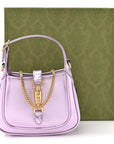 Laminated Nappa Nano Jackie 1961 Hobo Metallic Rosa