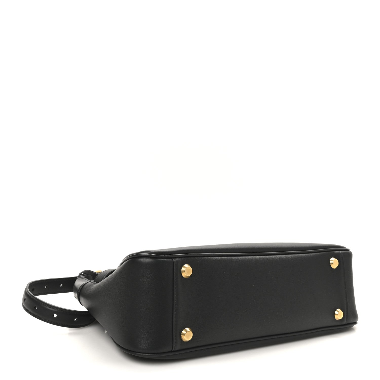 Smooth Calfskin Small Bel Air Shoulder Bag Black