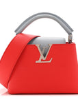 Taurillon Capucines Mini Coral Olympe Blue