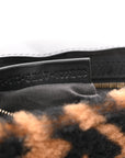 Shearling Vitello Dolce Macro FF 1974 Baguette Tobacco Black