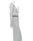 Aged Calfskin Quilted 2.55 Reissue Chain Waist Bag Light Blue