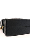 Caviar Quilted Small CHNL 25 Handbag Black