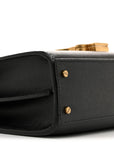 Grain de Poudre Mini Classic Monogram Cassandra Top Handle Black